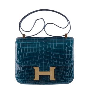 Hermès Bag Constance 24 Colvert Crocodile Gold Hardware