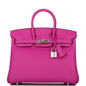 Hermès Birkin 25 Magnolia Verso Taurillon Novillo Palladium Hardware