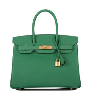Hermès Birkin 30 Cactus Epsom Gold Hardware