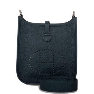 Hermès Evelyne TPM Vert Cypress Clemence Palladium Hardware