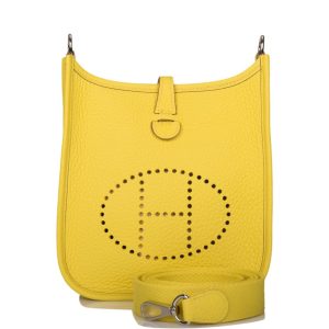 Hermès Evelyne TPM Lime Clemence Palladium Hardware