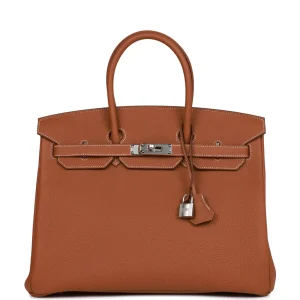 Hermès Birkin 35 Gold Togo Palladium Hardware