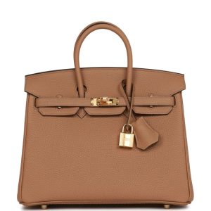 Hermès Birkin 25 Chai Togo Gold Hardware