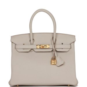 Hermès Birkin 30 Beton Togo Gold Hardware