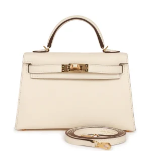 Hermès Kelly Sellier 20 Nata Epsom Gold Hardware