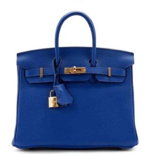 Hermès Birkin 25 Blue Royal Togo Gold Hardware