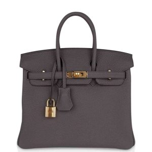 Hermès Birkin 25 Gris Etain togo Gold Hardware