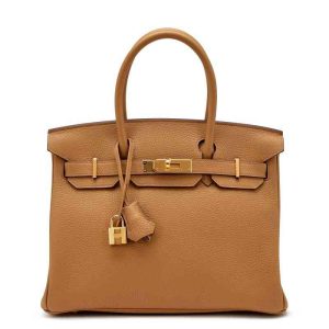 Hermès Birkin 30 Biscuit Togo Gold Hardware
