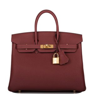Hermès Birkin 35 Rouge H Togo Gold Hardware