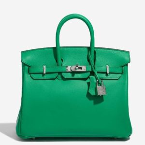 Hermès Birkin 25 Vert Menthe Swift Palladium Hardware