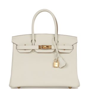 Hermès Birkin 30 Mushroom Togo Gold Hardware