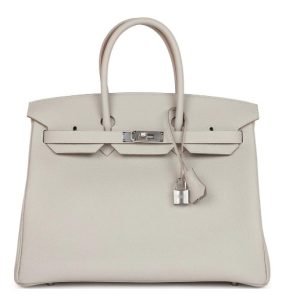 Hermès Birkin 30 Pearl Grey Togo Palladium Hardware
