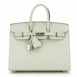 Hermès Birkin Sellier 25 Vert Fizz Epsom Palladium Hardware