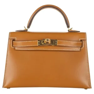 Hermès Kelly 20 Naturel Sable Butler Gold Hardware