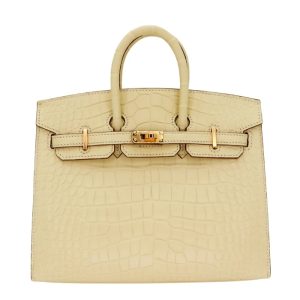 Hermès Birkin 20 Vanille Y1 Alligator Matt