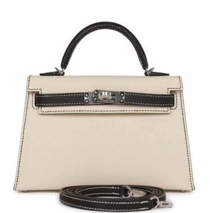 Hermès Kelly 20 Black 89 Epsom