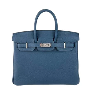 Hermès Kelly 25 Bleu de Prusse  7P Togo