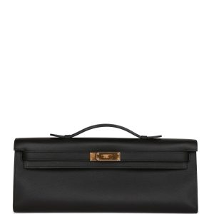Hermès Kelly Black 89 Swift
