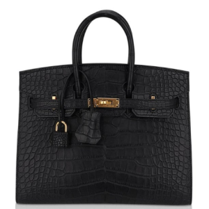 Hermès Birkin 25 Black 89 Alligator Matt