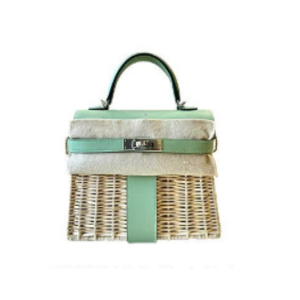 Hermès Kelly 20 Vert Criquet 3I Swift