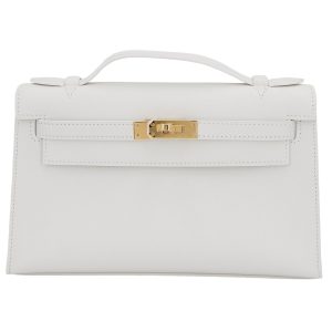 Hermès Kelly White 01 Swift