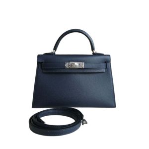 Hermès Kelly 20 Bleu Nuit 2Z Madame