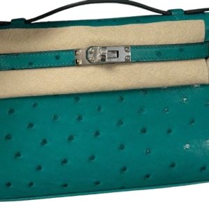 Hermès Kelly Vert Veronese 6H Ostrich