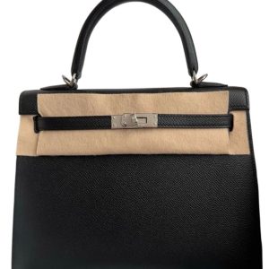 Hermès Kelly 25 Black 89 Epsom