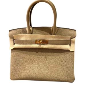 Hermès Birkin 30 Beige Marfa 8Q Togo