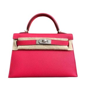 Hermès Kelly 20 Rose Extreme I6 Epsom