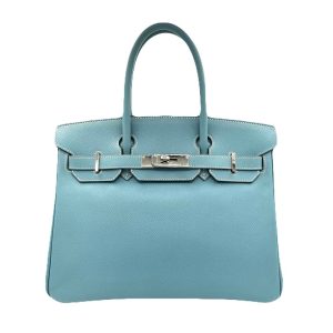 Hermès Birkin 30 Blue Jean  75 Epsom