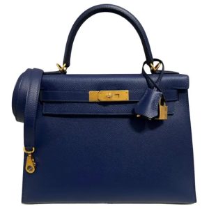 Hermès Kelly 28 Bleu Saphir T7 Epsom