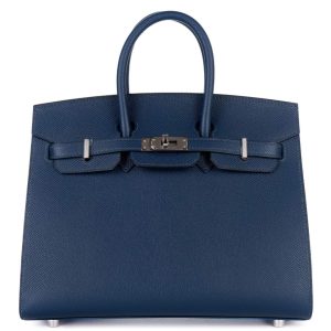 Hermès Birkin 25 Bleu de Prusse  7P Epsom