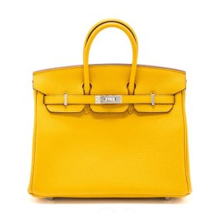 Hermès Birkin 25 Jaune Ambre 9D Togo