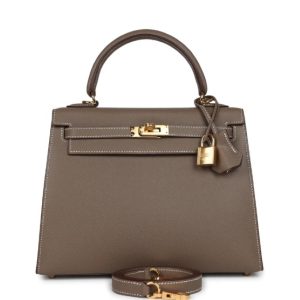 Hermès Kelly 25 Etoupe  18 Epsom