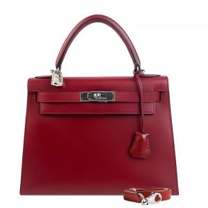 Hermès Kelly 28 Rouge H 55 Box