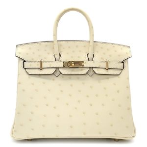 Hermès Birkin 25 Nata I2 Ostrich
