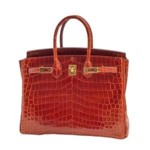 Hermès Birkin 25 Etrusque 32 Niloticus Crocodile Shiny