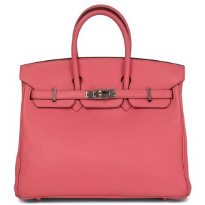 Hermès Birkin 25 Rose Azalee 8W Swift