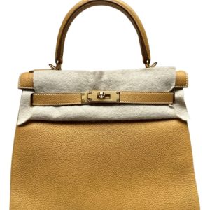 Hermès Kelly 28 Natural Sable 21 Togo