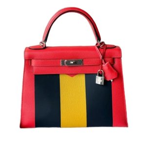 Hermès Kelly 28 Jaune Ambre 9D Epsom