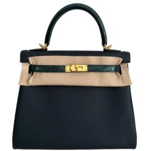Hermès Kelly 25 Vert Cypres 6O Togo