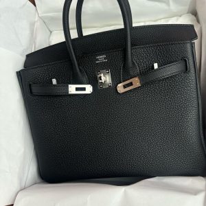 Hermès Birkin 25 Black 89 Togo