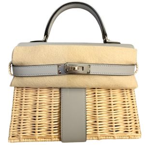 Hermès Kelly 20 Blue Glacier 8U Swift