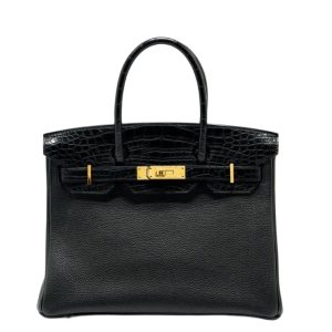 Hermès Birkin 30 Black 89 Alligator Matt