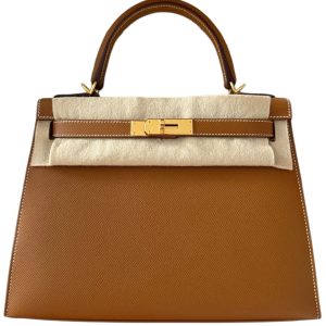 Hermès Kelly Sellier 28 Gold 37 Epsom 2025 W