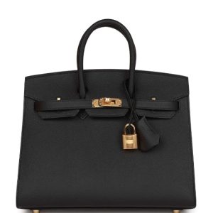 Hermès Birkin Sellier 25 Black 89 Epsom 2022 U
