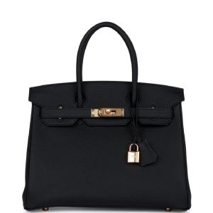Hermès Birkin  30 Black 89 Togo B