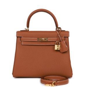 Hermès Kelly  25 Gold 37 Togo B