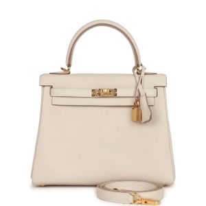 Hermès Kelly  25 Craie  10 Togo B